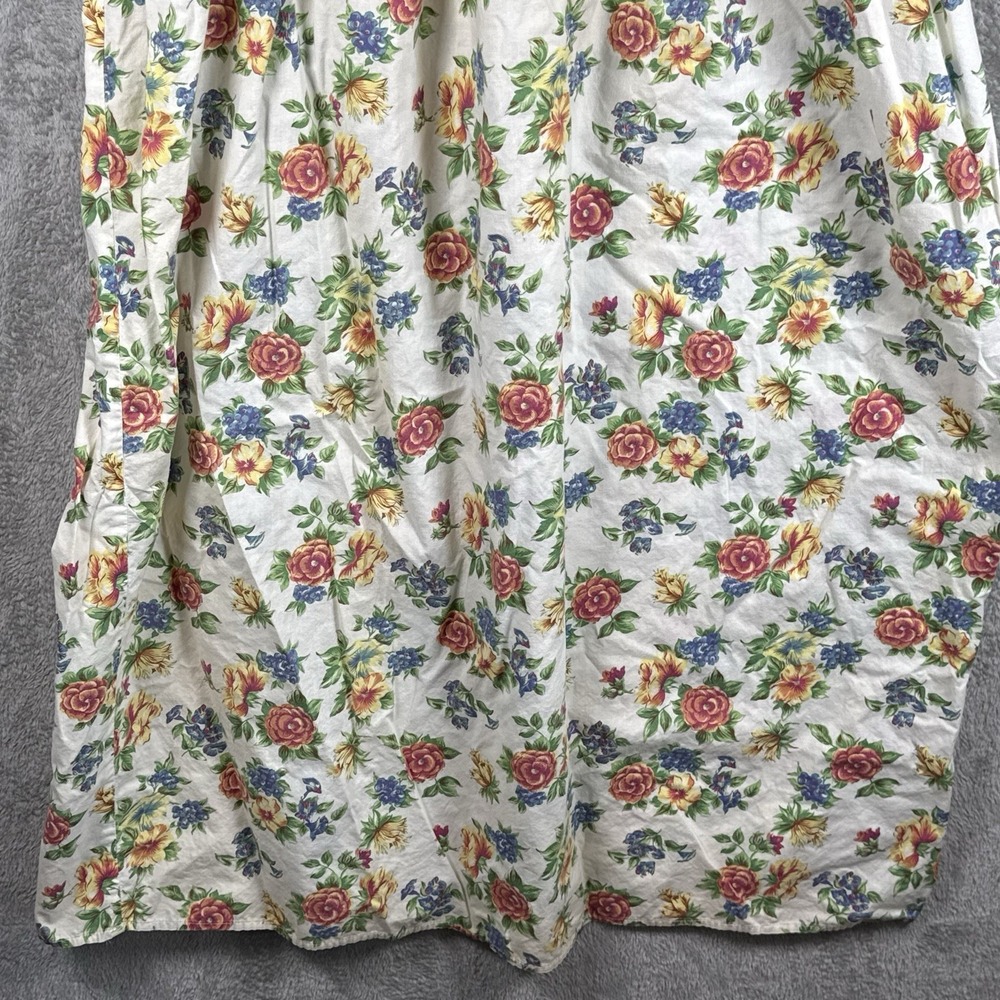 Vintage 90s Victoria’s Secret Floral Cottagecore Prairie Peasant Sundress Size M - Picture 4 of 13